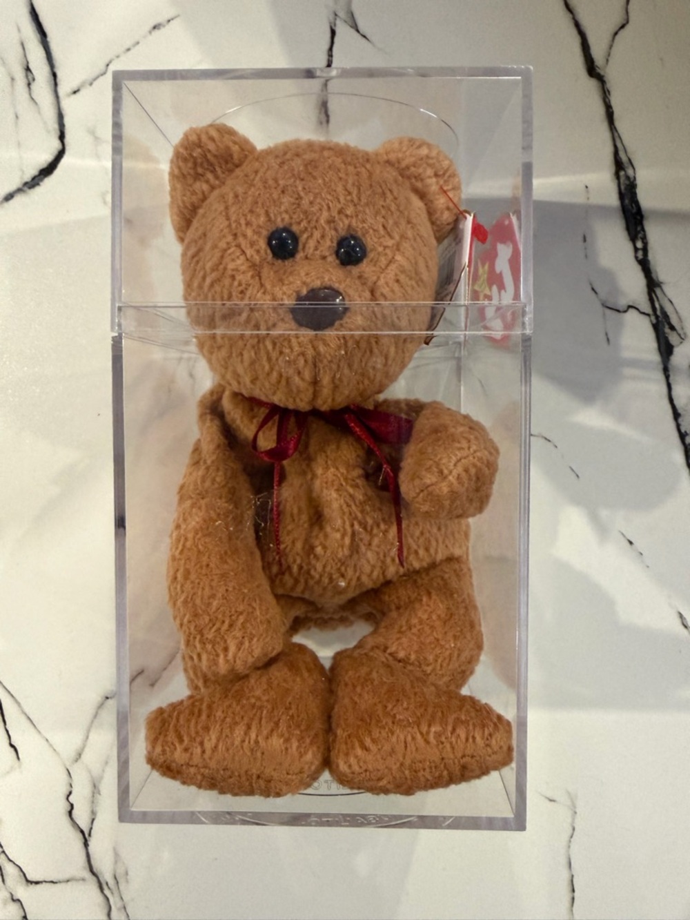 Ty Beanie Baby Curly with Red Heart Tag